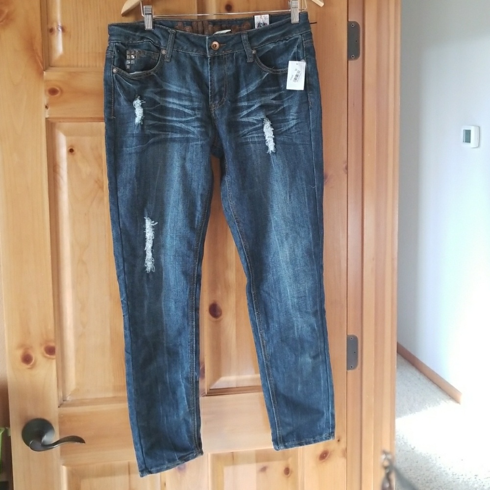 Sz 13 Dollhouse Jean Chelsea Ankle Length Skinny
